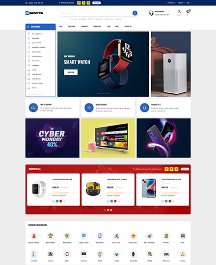 electronics shopify