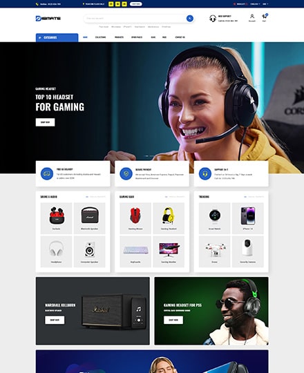 electronics shopify