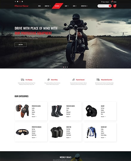 electronics shopify