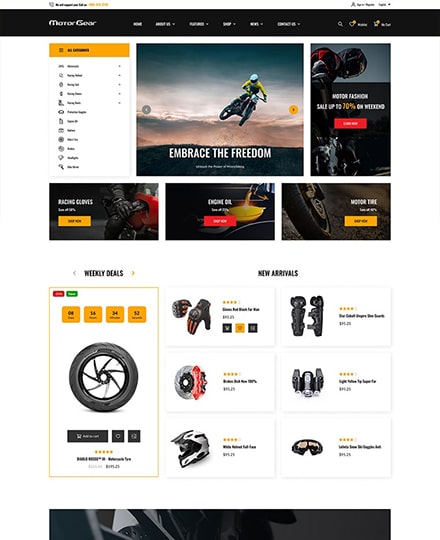 electronics shopify