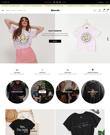 POD tshirt shopfiy