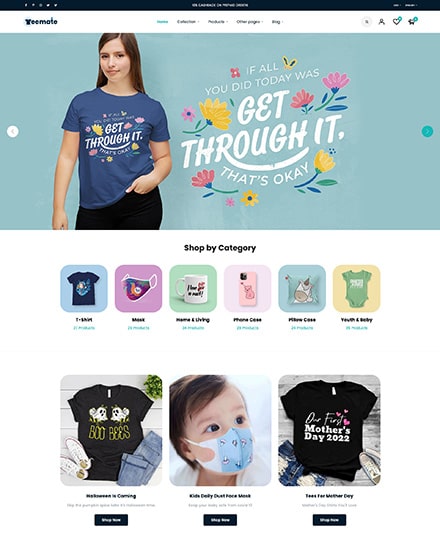 POD tshirt shopfiy
