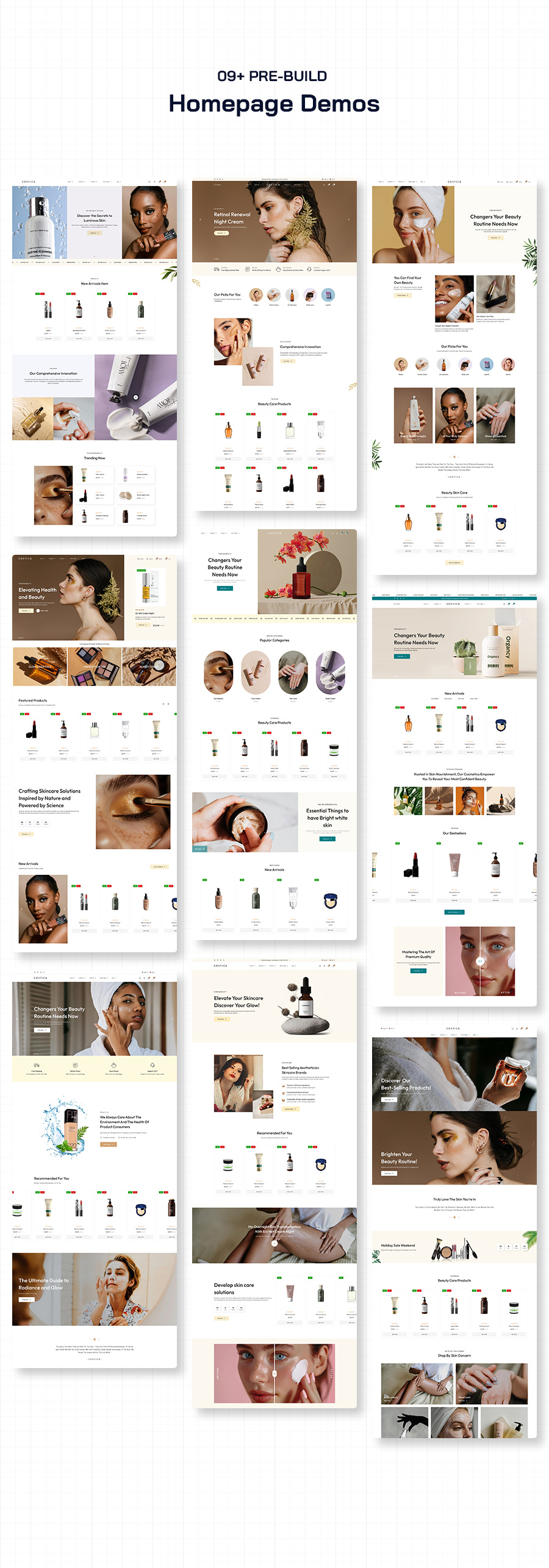 costica - Beauty & Cosmetics Shopify Theme - 2