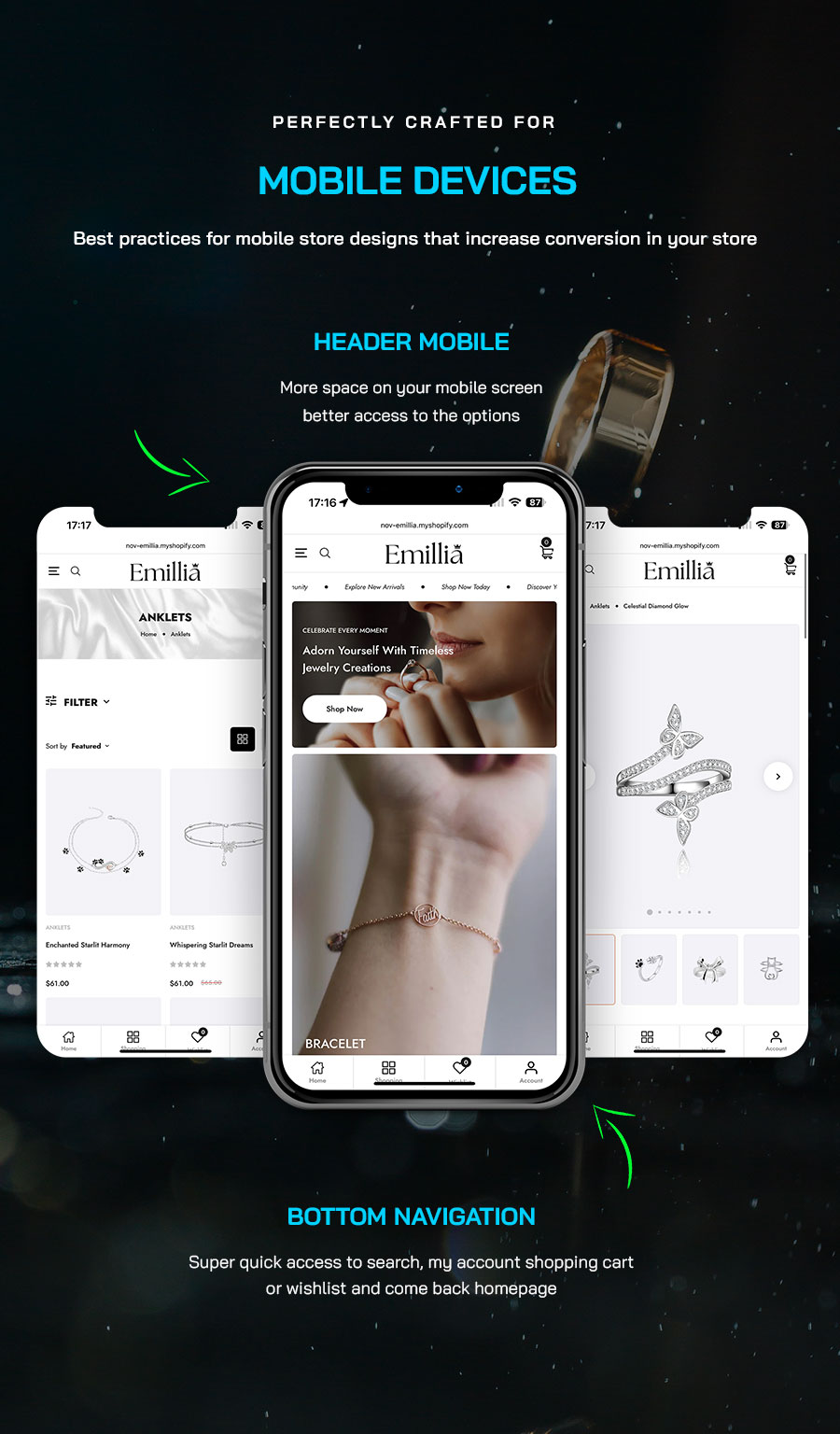 Emillia – Jewelry & Fashion Accessories Shopify Theme