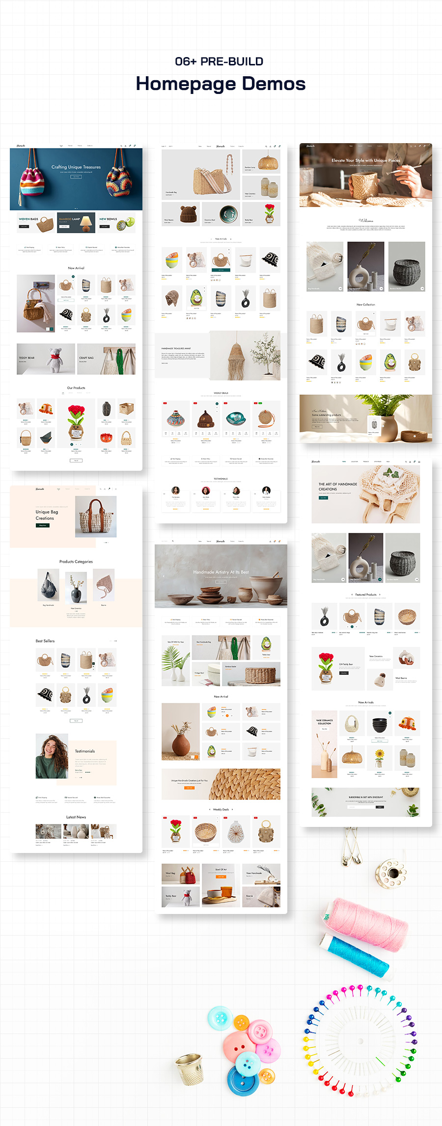 hamade - Handmade & Home decor Shopify Theme 2.0 Theme - 2