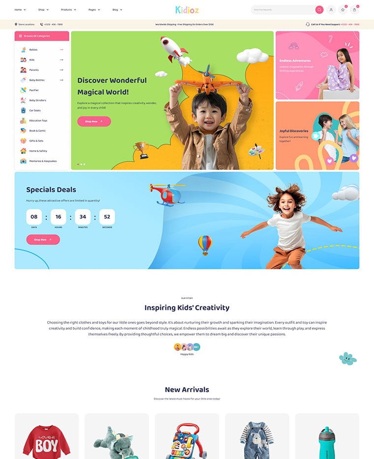 Baby & Kids Store Shopify