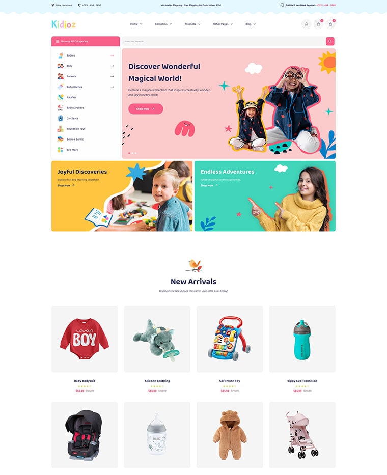 Baby & Kids Store Shopify