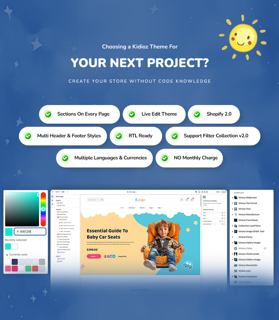 Baby & Kids Store Shopify Theme - 1