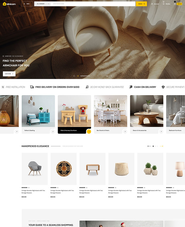 Furniture & Interior Store Shopify Theme