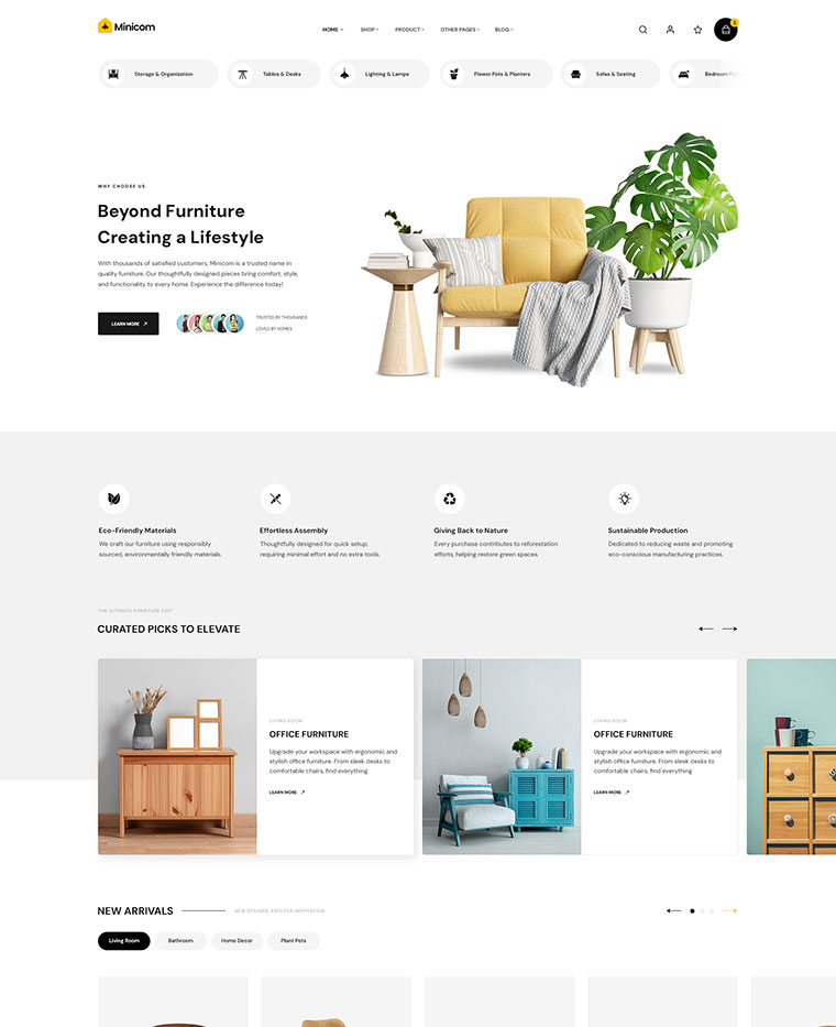 Furniture & Interior Store Shopify Theme