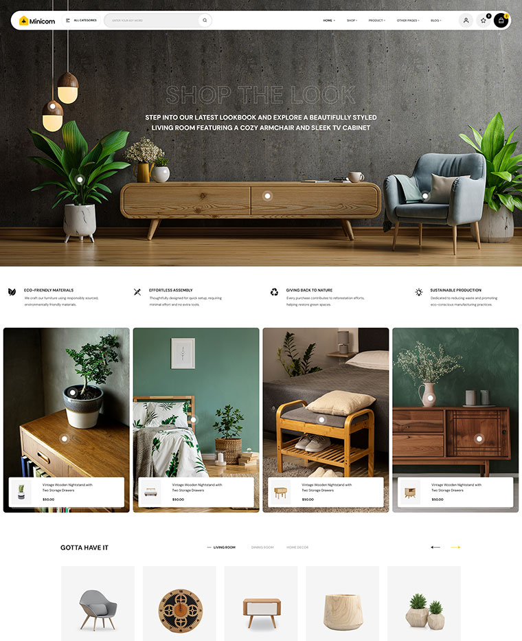 Furniture & Interior Store Shopify Theme