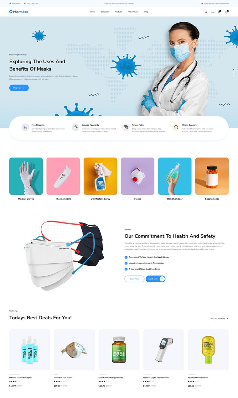 Medical Pharmacy & Drugstore Store