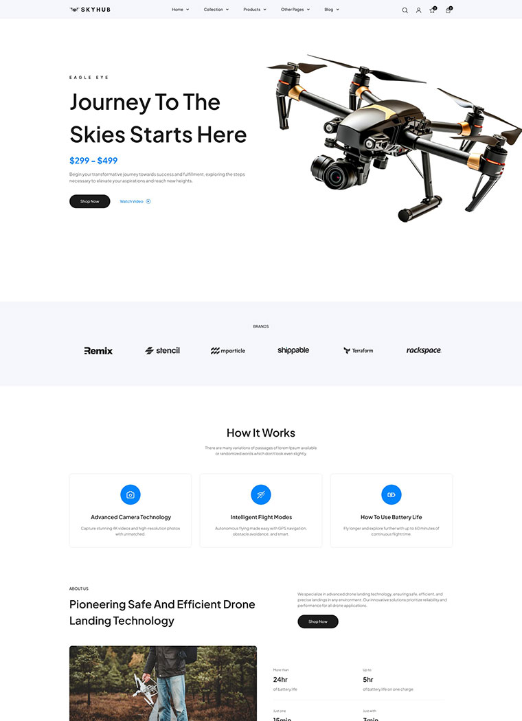 Drone & UAV Business Shopify Theme