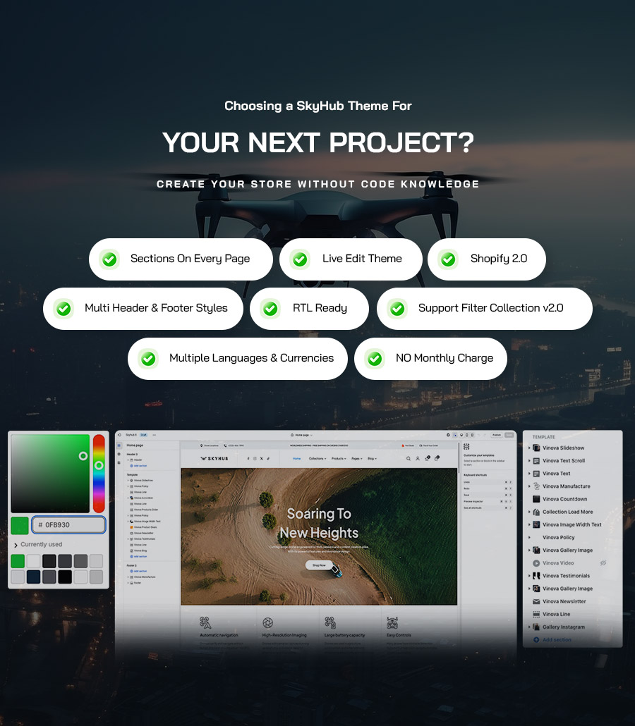 Drone & UAV Business Shopify Theme - 1