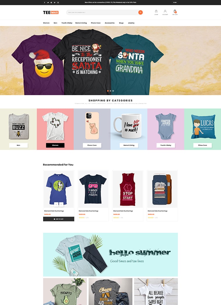 Fashion & POD T-Shirt Store