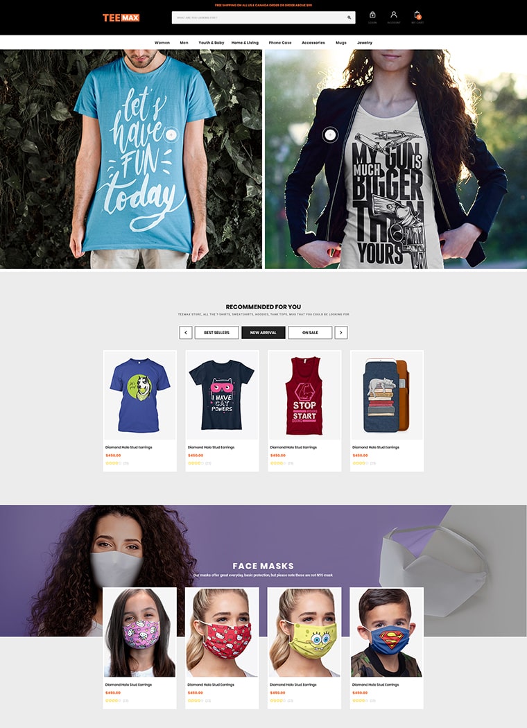 Fashion & POD T-Shirt Store