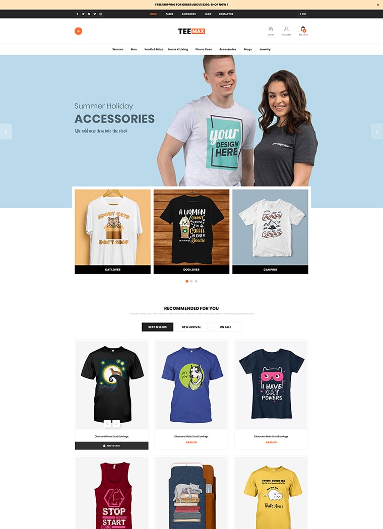 Fashion & POD T-Shirt Store