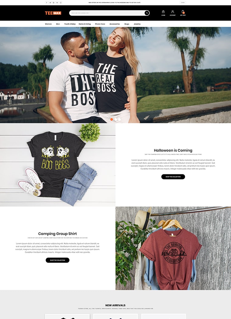 Fashion & POD T-Shirt Store