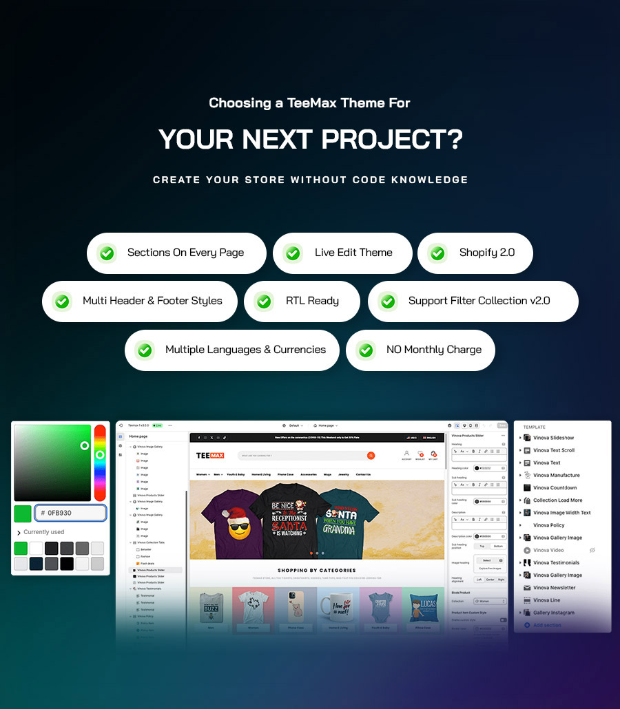 teemax - Fashion & POD T-Shirt Store Shopify Theme - 1