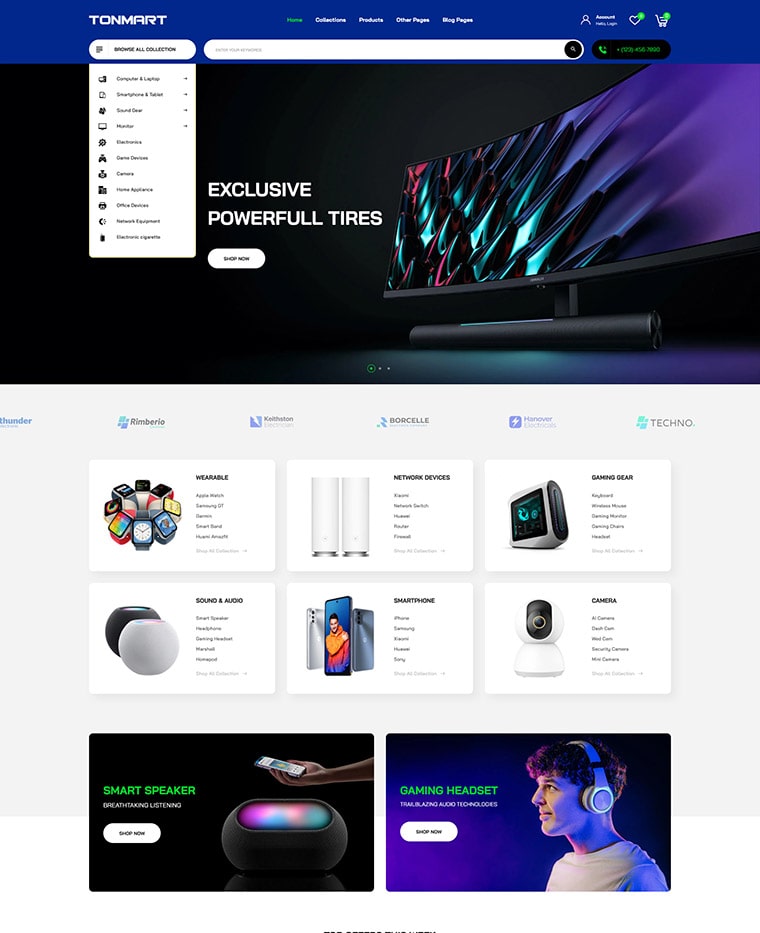 Electronics MegaShop Shopify Theme
